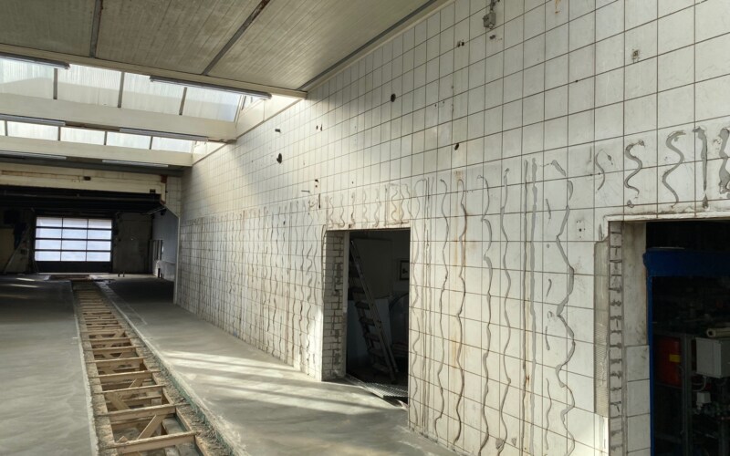 Renovatie autowasstraat Van Veen