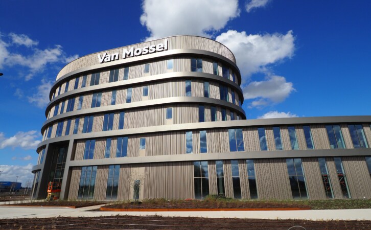 Nieuwe washallen Van Mossel